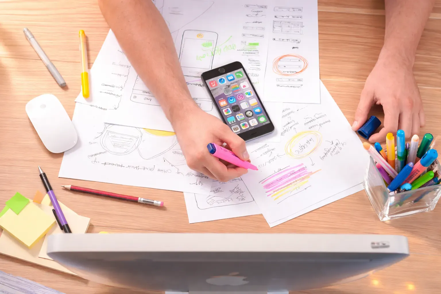 Clinic website design development process